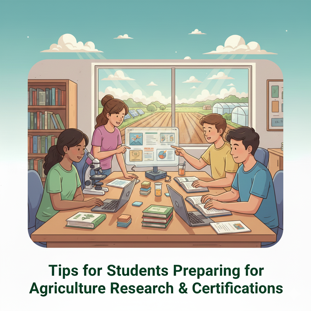 Tips for Students Preparing for Agriculture Research & Certifications